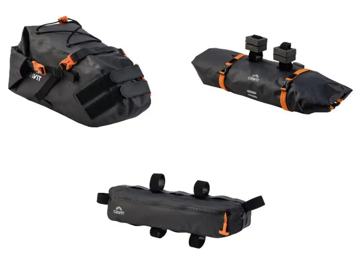 Bild 1 von CRIVIT Premium-Satteltasche / Premium-Rahmentasche / Premium-Lenkertasche, mit reflektierenden Deko-Elementen