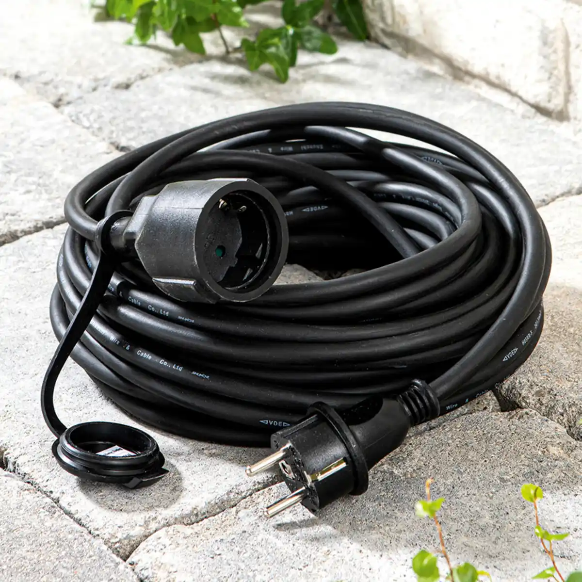 Bild 1 von Powertec Electric Gummiverlängerungskabel 15 m