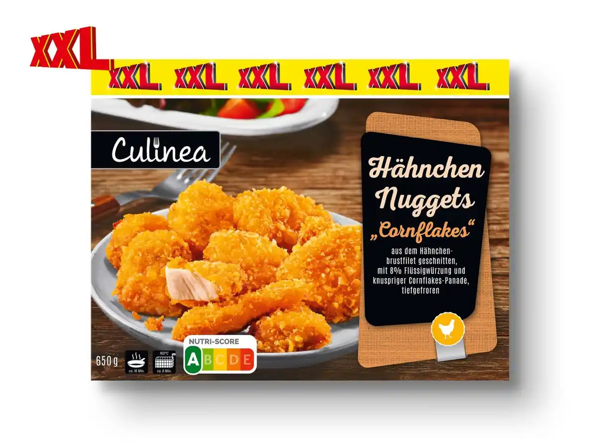 Bild 1 von Culinea Hähnchen Nuggets XXL,  650 g