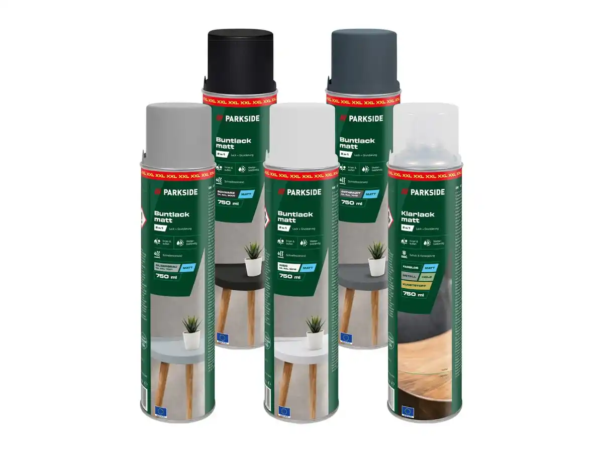 Bild 1 von PARKSIDE® Bunt-/Klarlack, matt,  750 ml