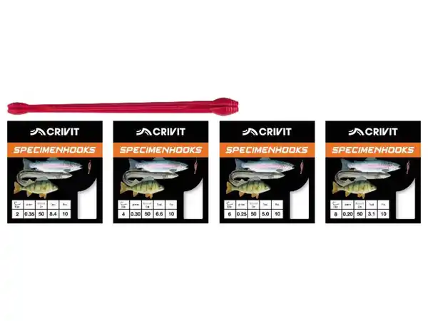 Bild 3 von CRIVIT Vorfachhaken-Set / Heringspaternoster-Set / Raubfisch-Stahlvorfach-Set