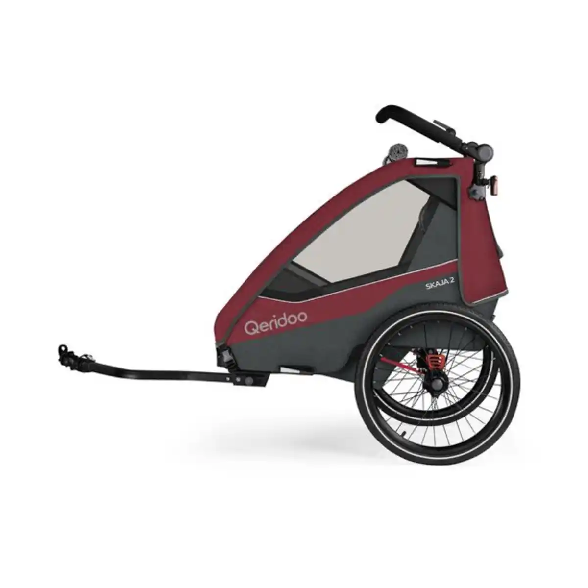Bild 1 von Kinderfahrradanhänger Skaja 2 Cayenne Red