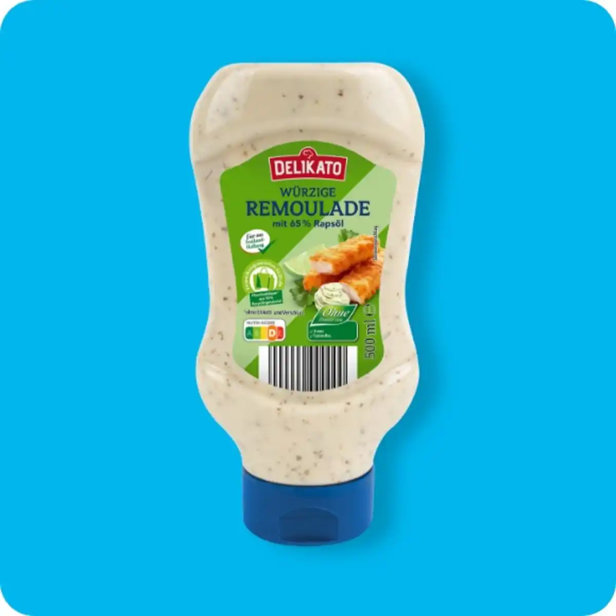 Bild 1 von DELIKATO Würzige Remoulade, Mit 65 % Rapsöl