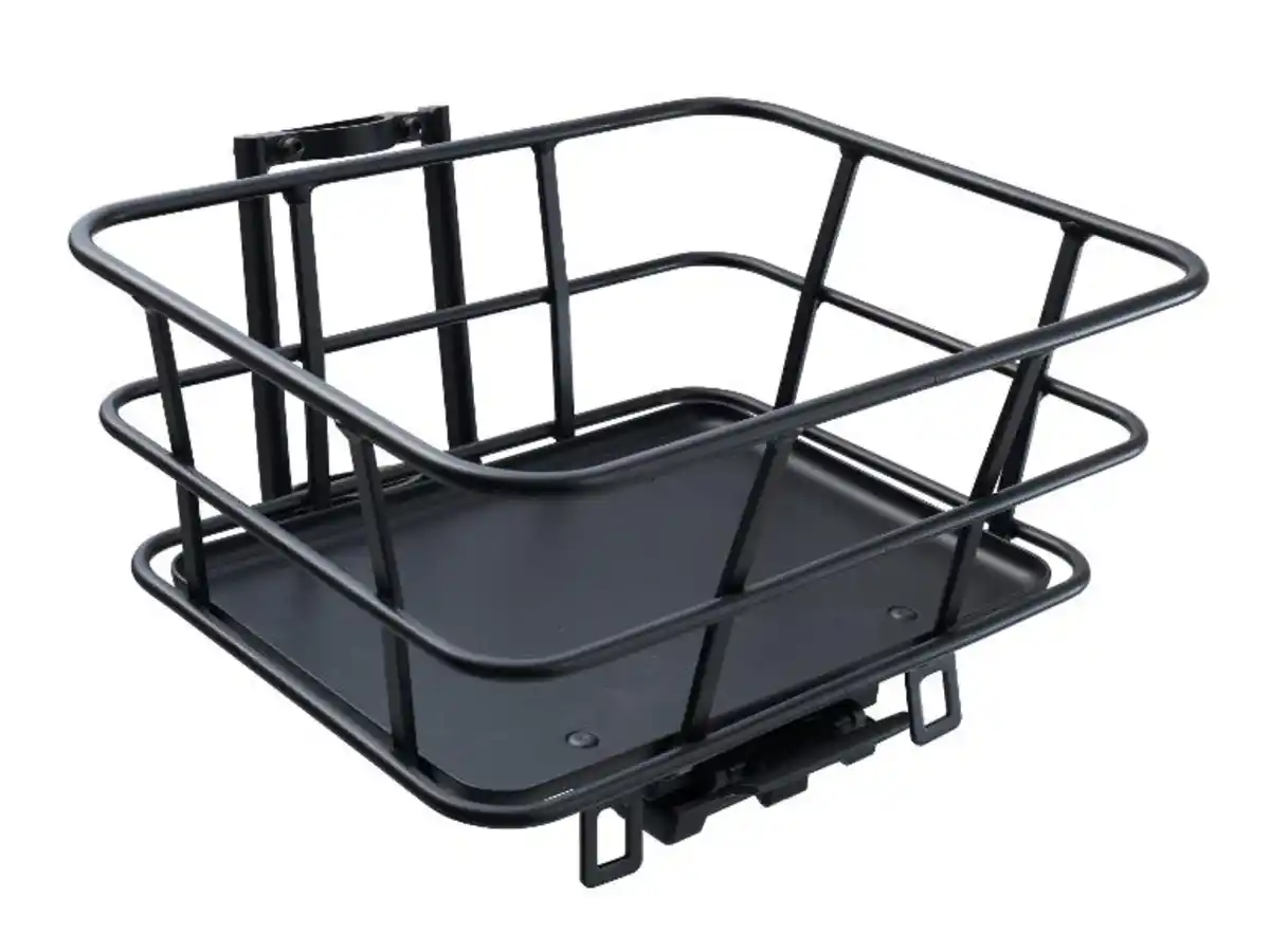 Bild 2 von Urban E-Bike Frontgepäckträger + Korb / Doppelgepäckträgertasche für AVS Klicksystem,  5 kg