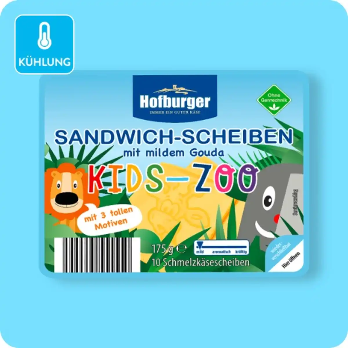 Bild 1 von HOFBURGER Sandwich-Scheiben, Mit mildem Gouda