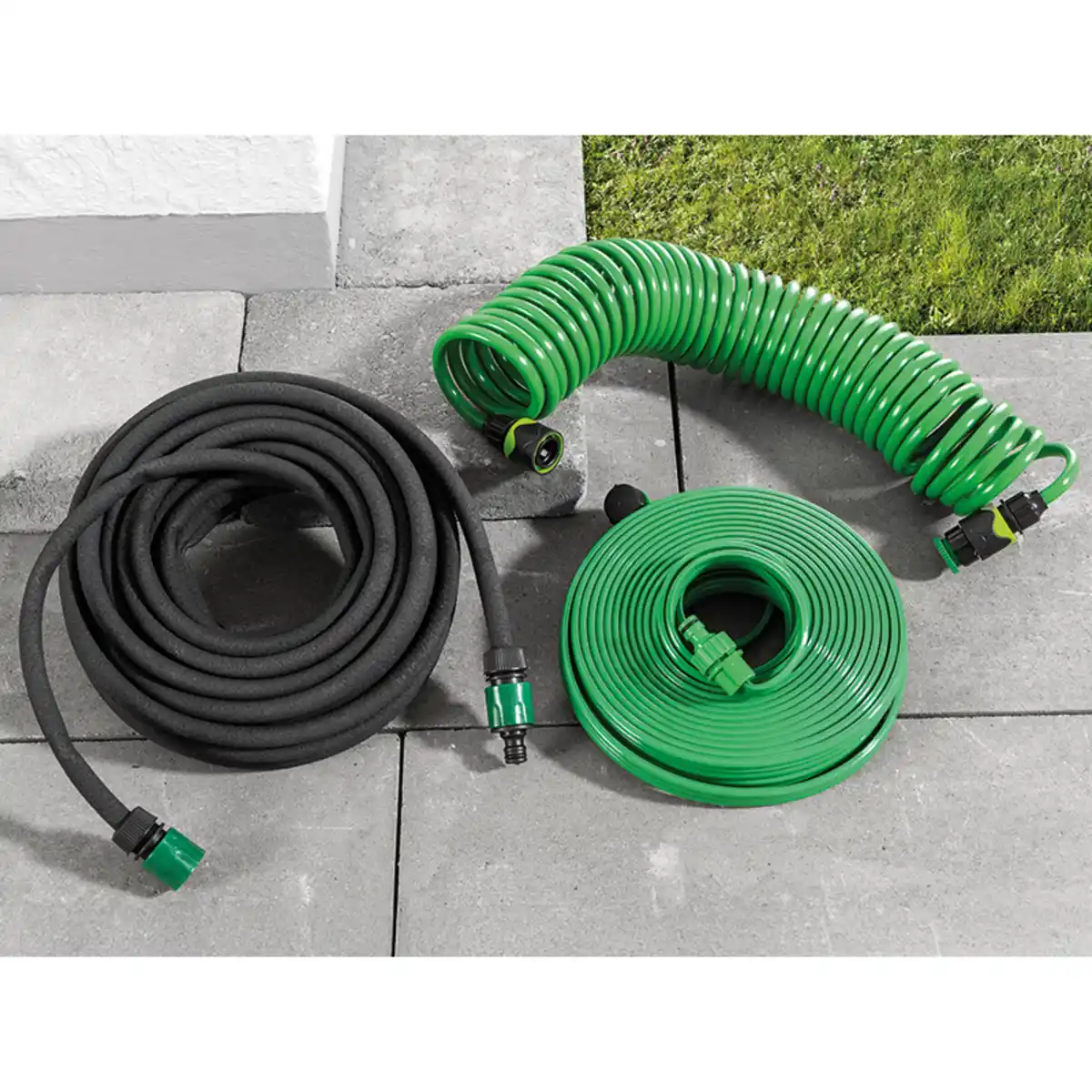 Bild 1 von Powertec Garden Perl-/ Sprühschlauch 15 m oder Spiralschlauch 10 m
