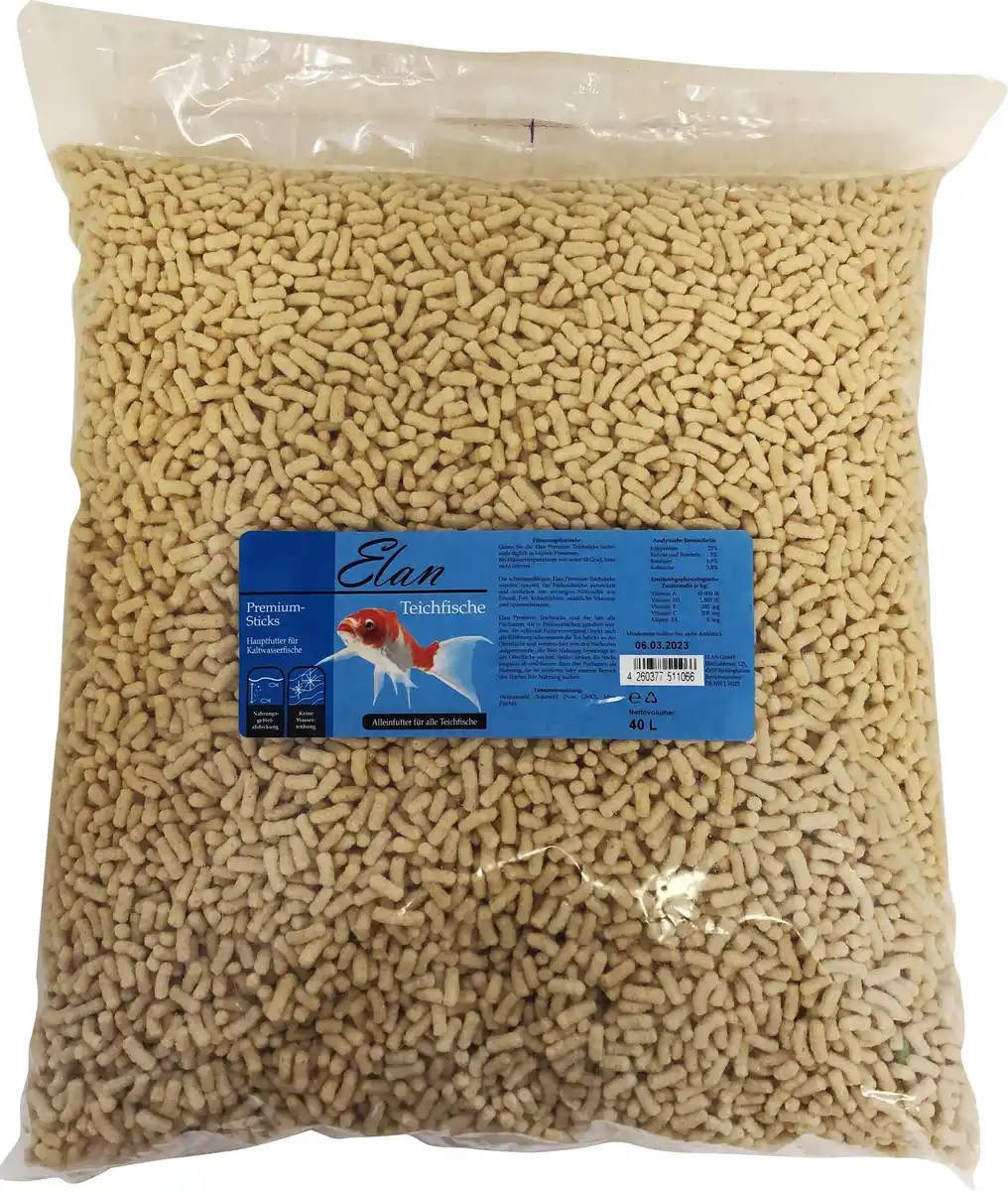Bild 1 von Elan Teichsticks Premiumfutter 40 L