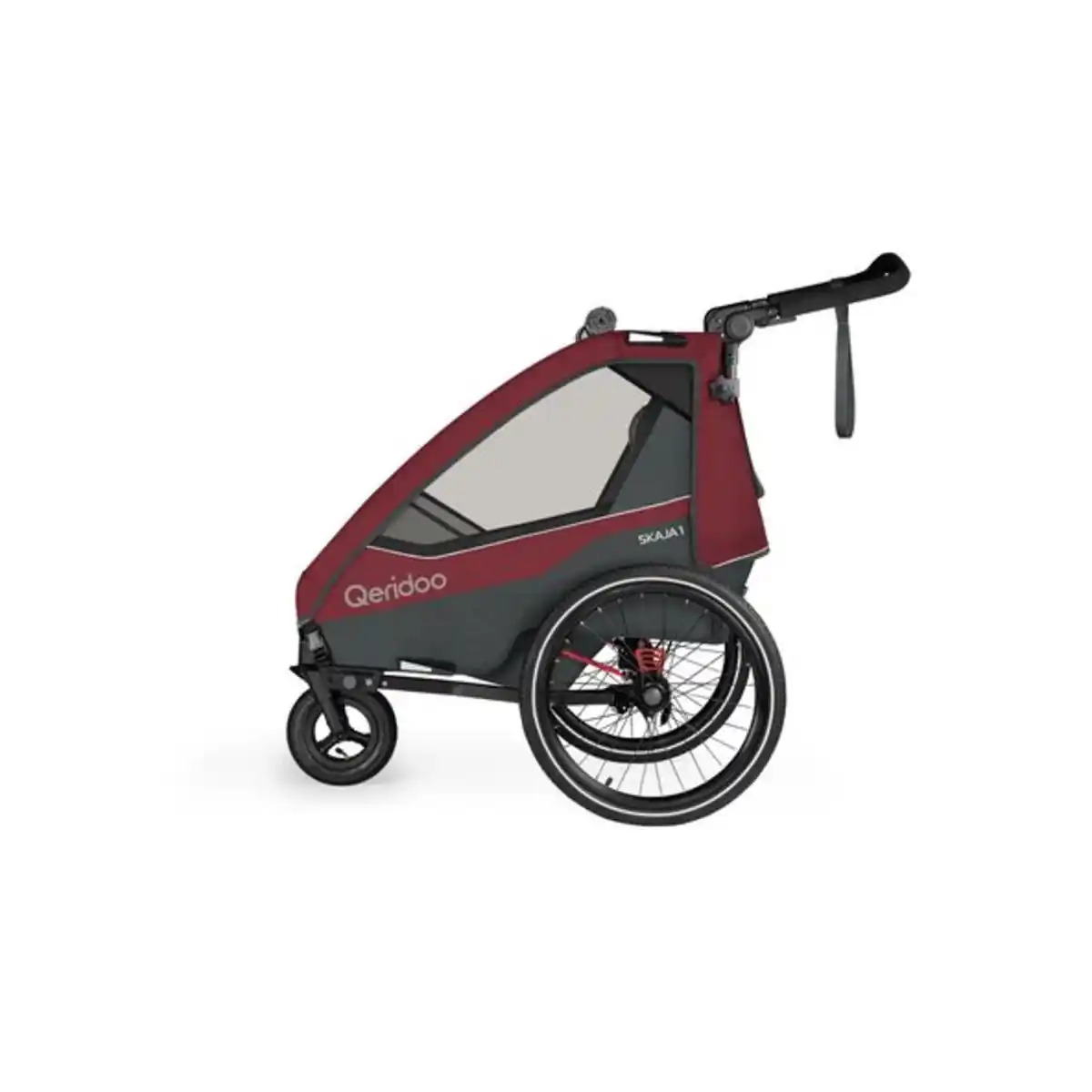Bild 1 von Kinderfahrradanhänger Skaja 1 Cayenne Red