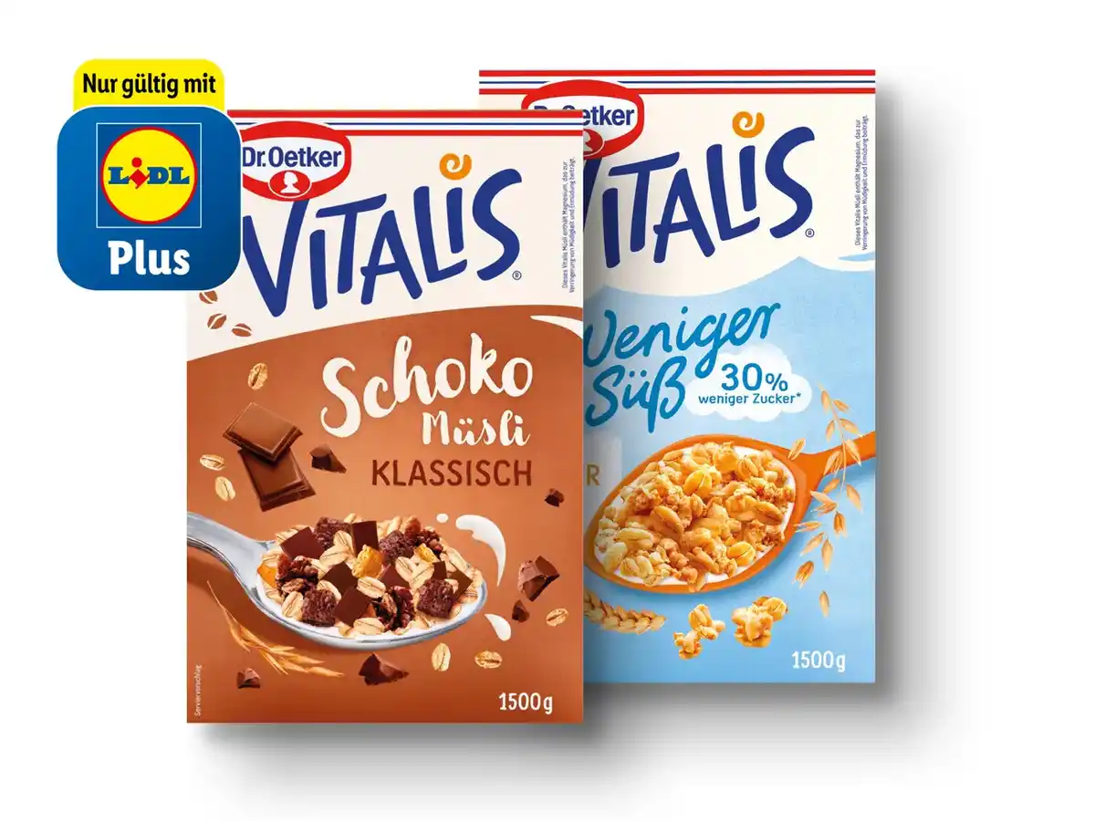 Bild 1 von Dr. Oetker Dr. Oetker Vitalis Müsli