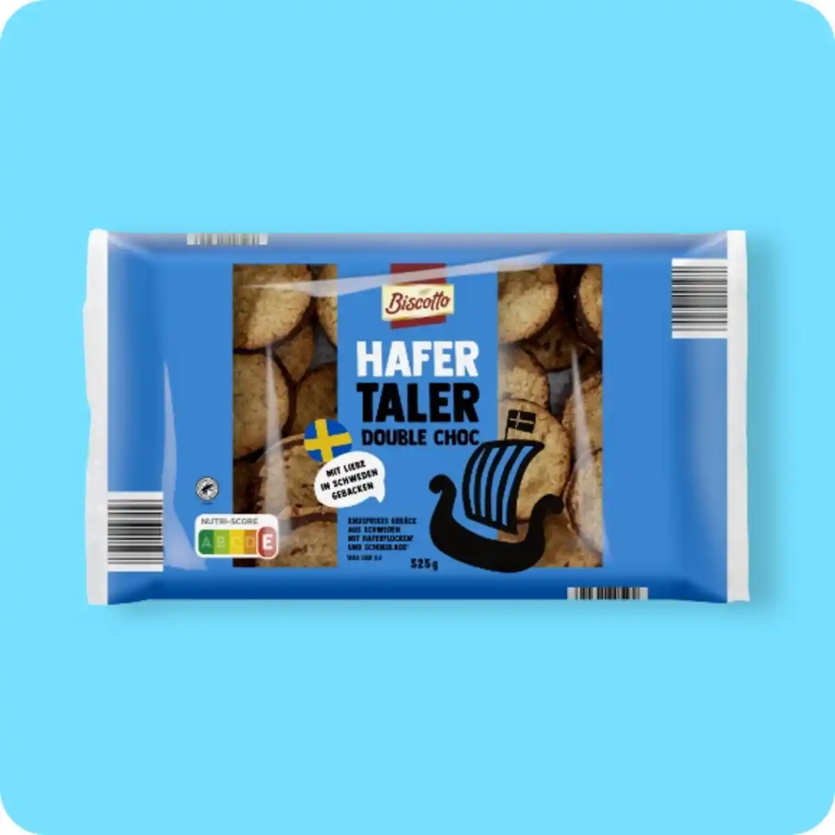 Bild 1 von BISCOTTO Schwedengebäck, Hafer-Taler – Double Choc