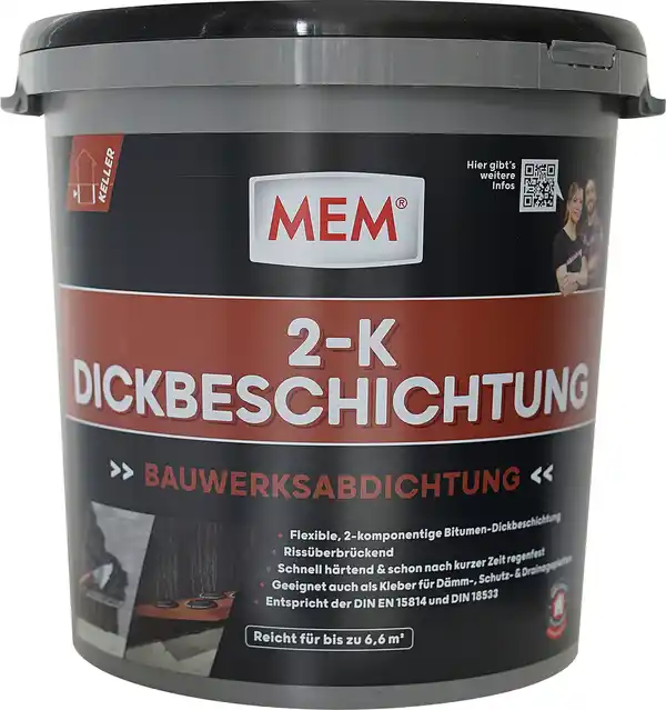 Bild 1 von MEM Bitumen Dickbeschichtung 2-K 30 kg