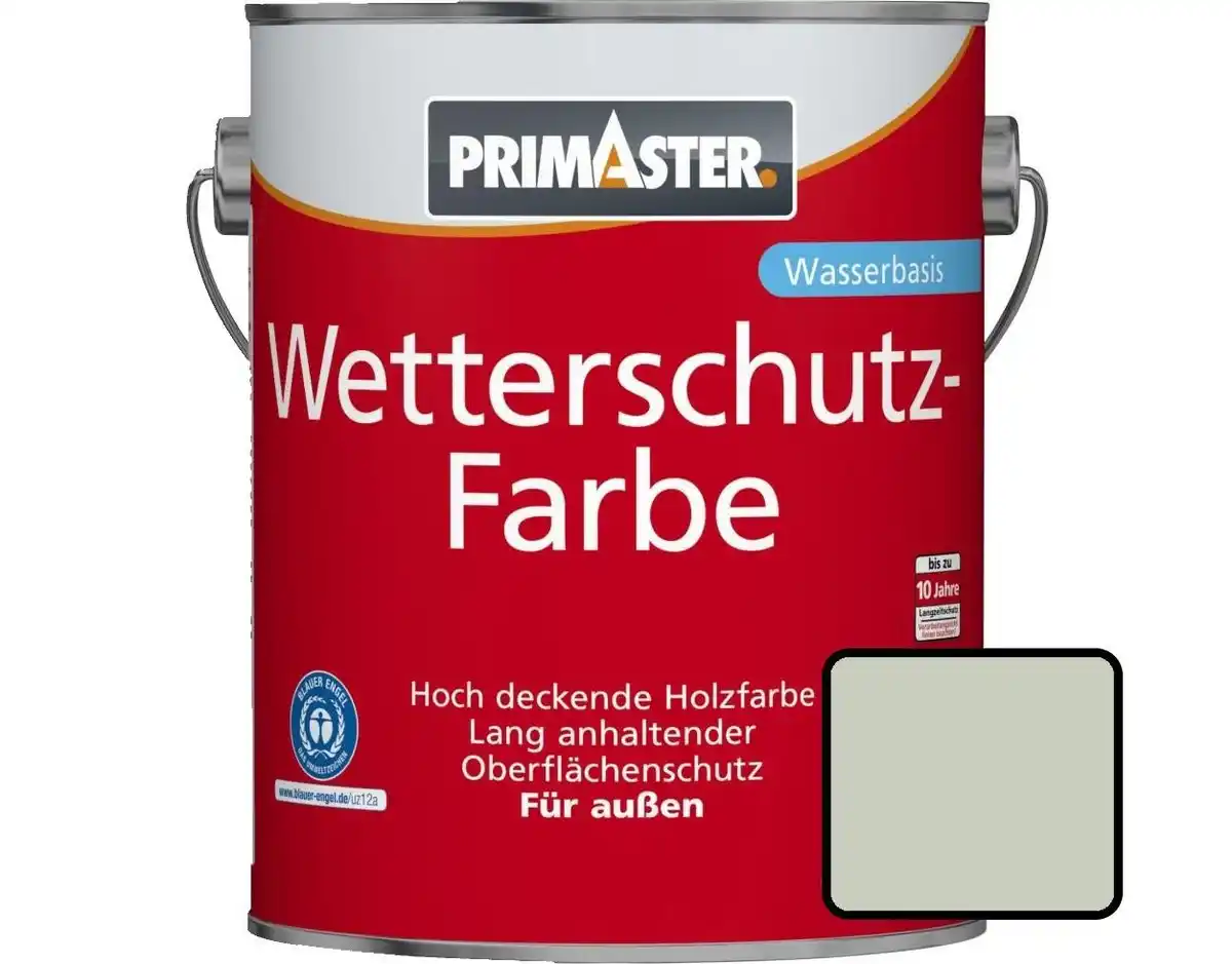 Bild 1 von Primaster Wetterschutzfarbe 2,5 L silbergrau