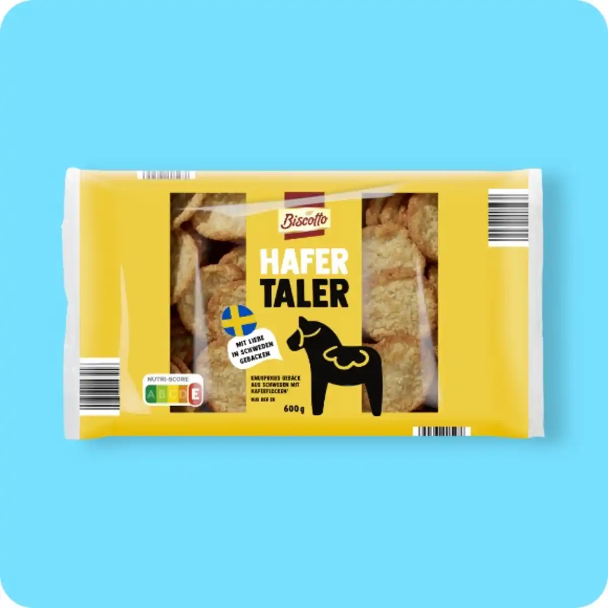 Bild 1 von BISCOTTO Schwedengebäck, Hafer-Taler – klassisch