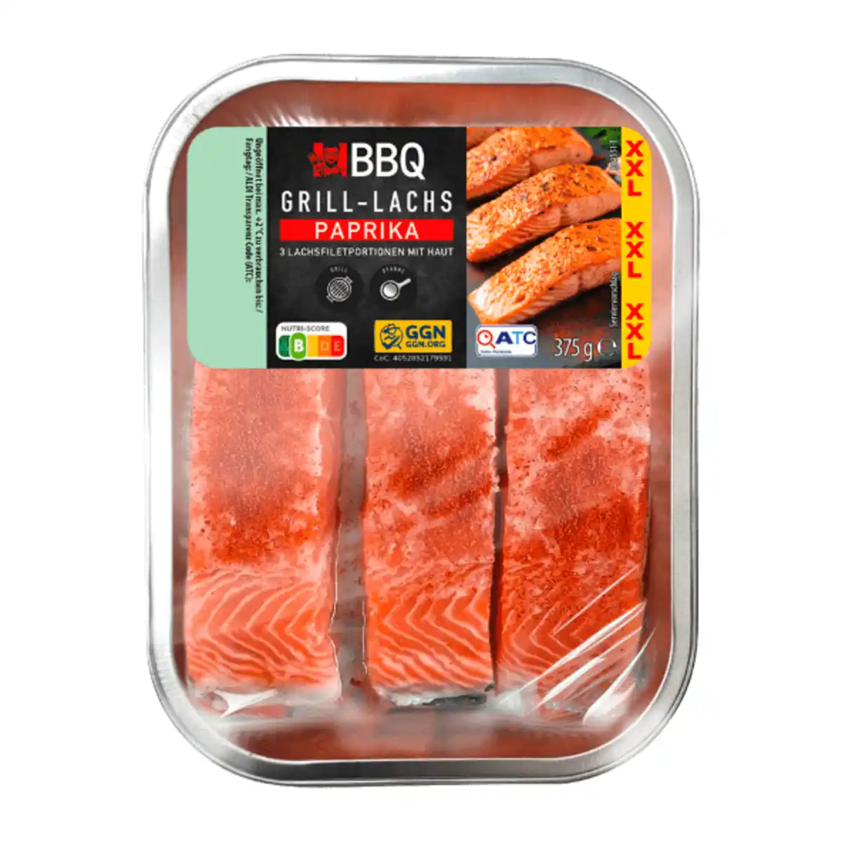 Bild 2 von BBQ Grill-Lachs XXL 375g