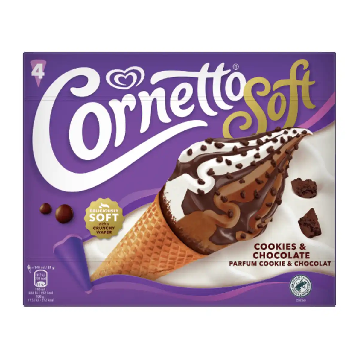 Bild 1 von LANGNESE Cornetto Cookie & Chocolate 560ml