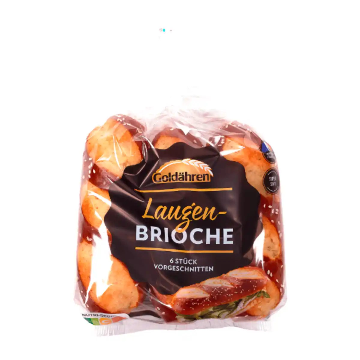 Bild 1 von GOLDÄHREN Laugen-Briochestangen 402g