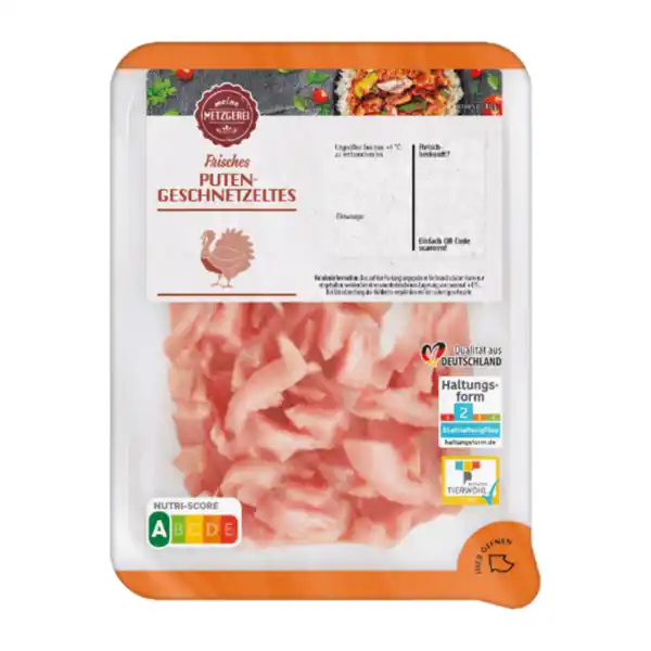 Bild 2 von MEINE METZGEREI Puten-Geschnetzeltes 400g