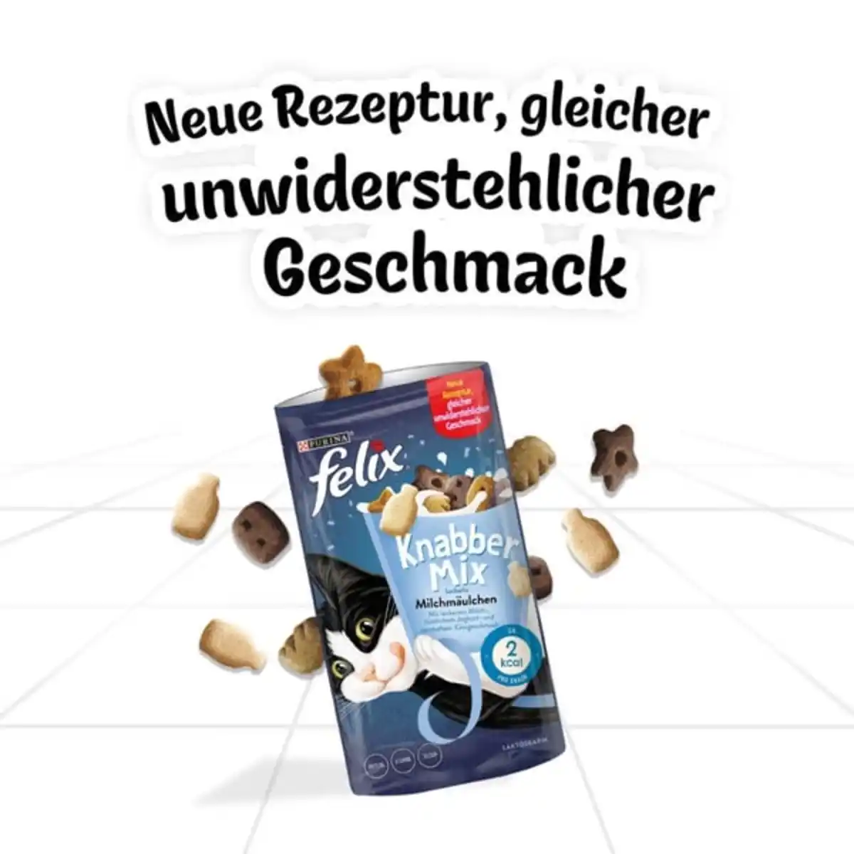 Bild 2 von FELIX KnabberMix Milchmäulchen Katzensnack bunter Mix 4x60g