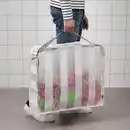 Bild 3 von GÖRSNYGG Tasche, weiß/transparent 55x49x19 cm