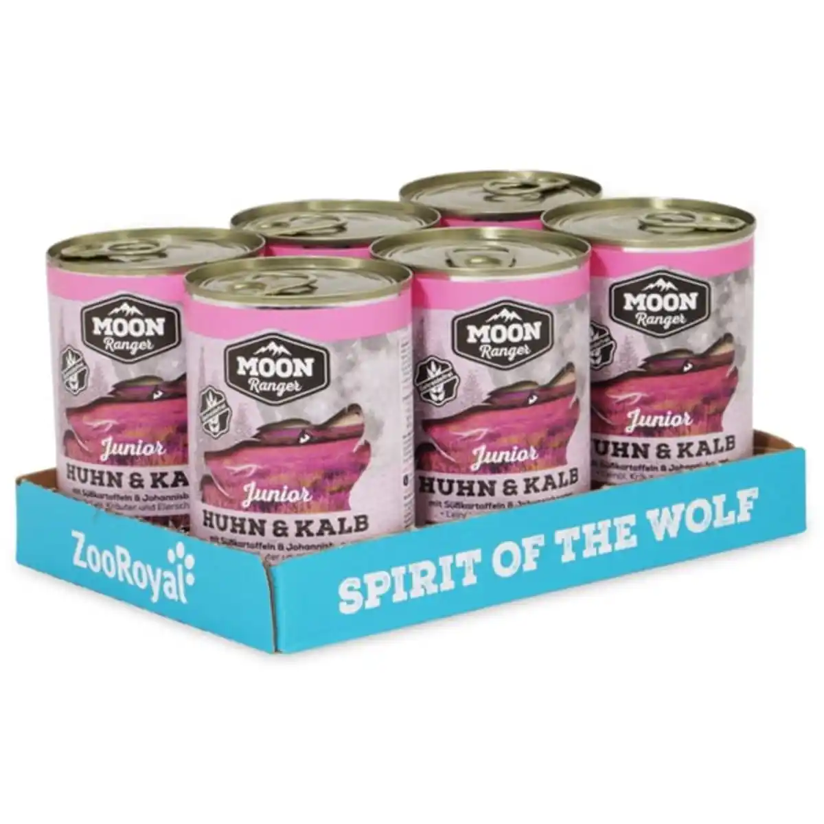 Bild 4 von MOON Ranger Junior Huhn & Kalb mit Süßkartoffeln & Johannisbeeren 6x400g