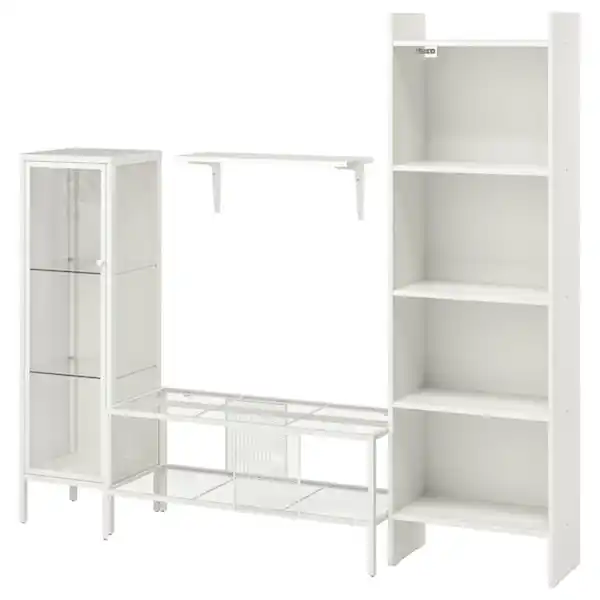 Bild 1 von BAGGEBO TV-Möbel, Kombination, Metall/weiß 174x35x160 cm