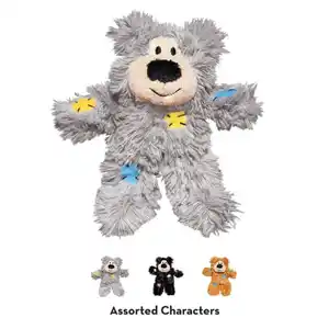 KONG Katzenspielzeug Softies Patchwork Bär