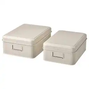 PLOGFÅRA Box mit Deckel 2er-Set