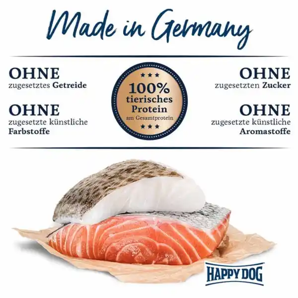 Bild 2 von Happy Dog Sensible Pure Norway (Seefisch) 6x400g