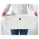 Bild 3 von KUGGIS Box mit Deckel, weiß 37x54x21 cm