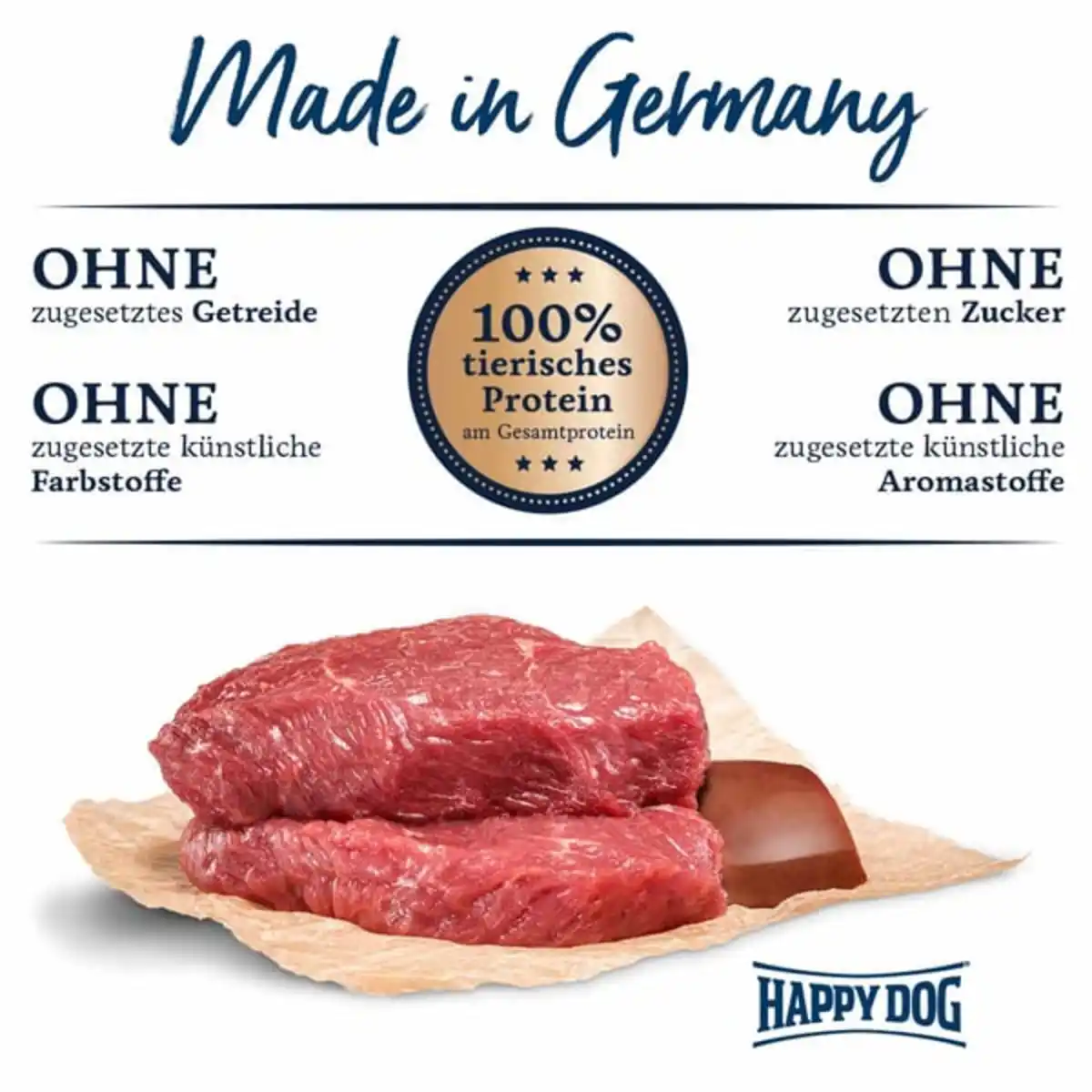 Bild 2 von Happy Dog Sensible Pure Montana (Pferd) 6x400g