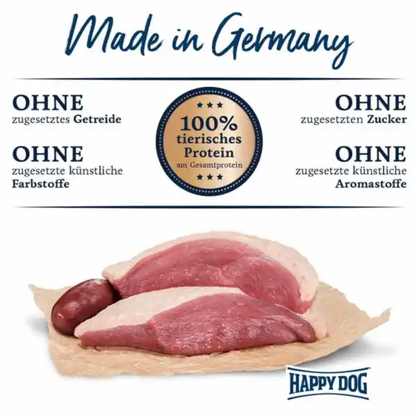 Bild 2 von Happy Dog Sensible Pure France (Ente) 12x200g