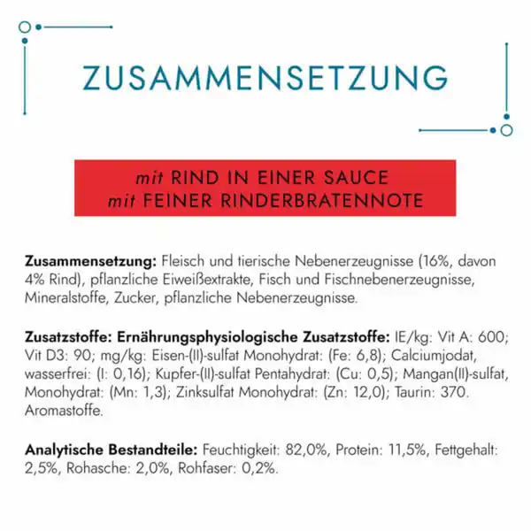 Bild 3 von GOURMET Perle Genuss in Sauce mit Rind 26x85g