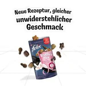 FELIX KnabberMix Picnic Party Katzensnack bunter Mix 4x60g