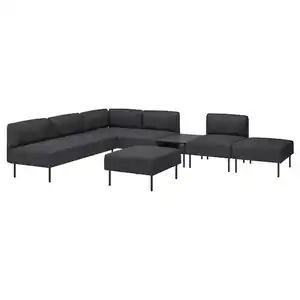 LILLEHEM 6er-Sitzelement mit Ablage