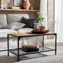 Bild 2 von FJÄLLBO Couchtisch, schwarz 90x46 cm