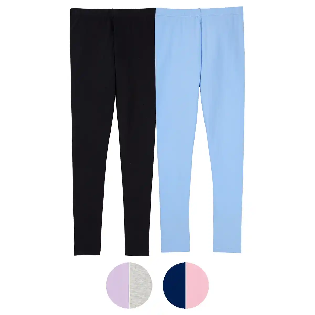 Bild 1 von LILY & DAN Kinder Leggings, 2er-Pack