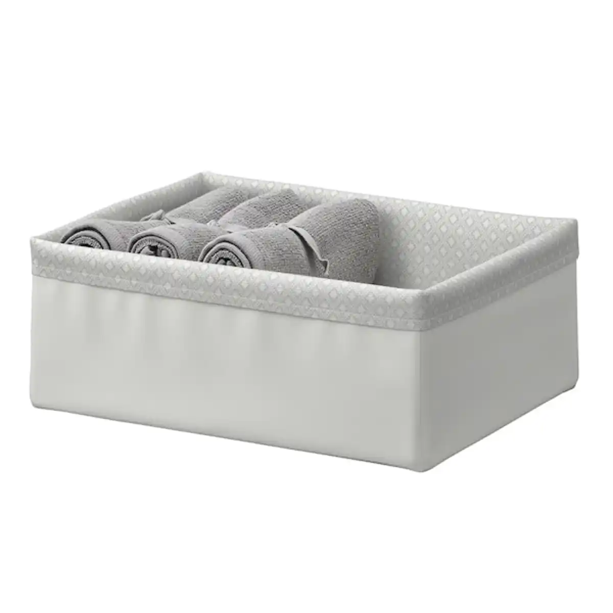 Bild 2 von BAXNA Sortierbox, grau/weiß 20x26x10 cm