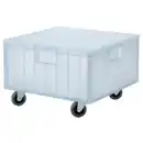 Bild 1 von PANSARTAX Kasten/Deckel auf Rollen, transparent graublau 33x33x23.5 cm