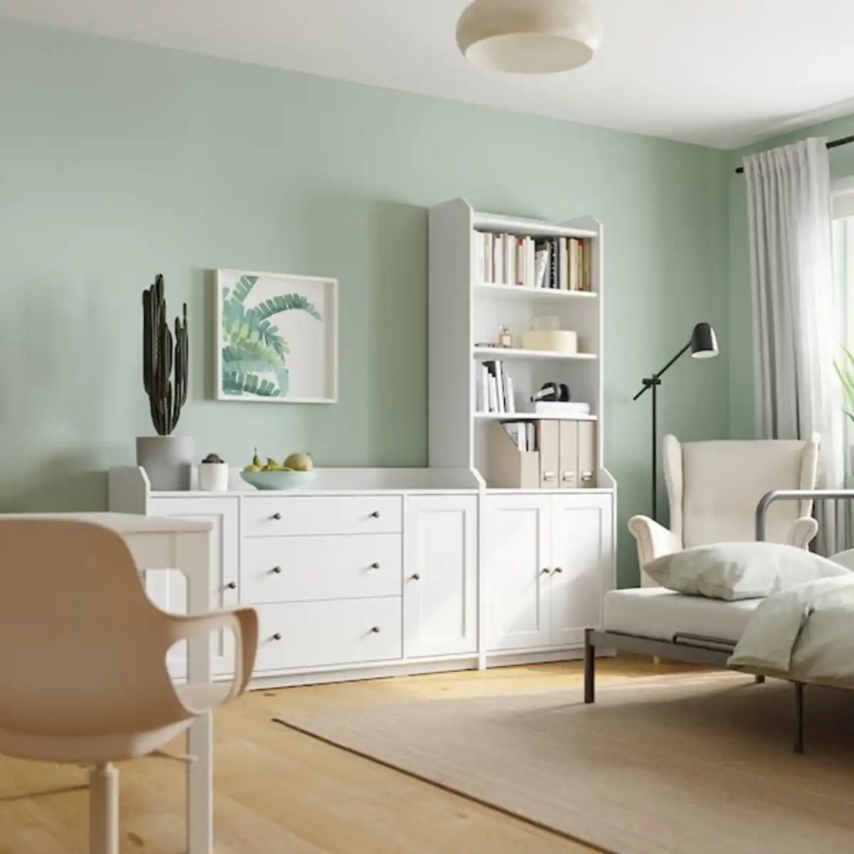 Bild 3 von HAUGA Aufbewahrungskombi, weiß 210x46x199 cm