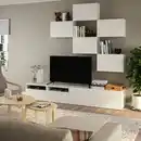 Bild 2 von BESTÅ TV-Möbel, Kombination, weiß/Lappviken 240x42x230 cm