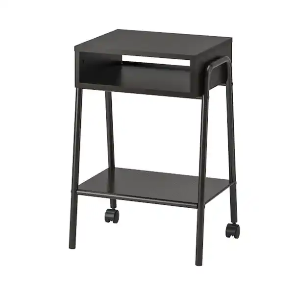 Bild 1 von SETSKOG Ablagetisch, schwarz 45x35 cm
