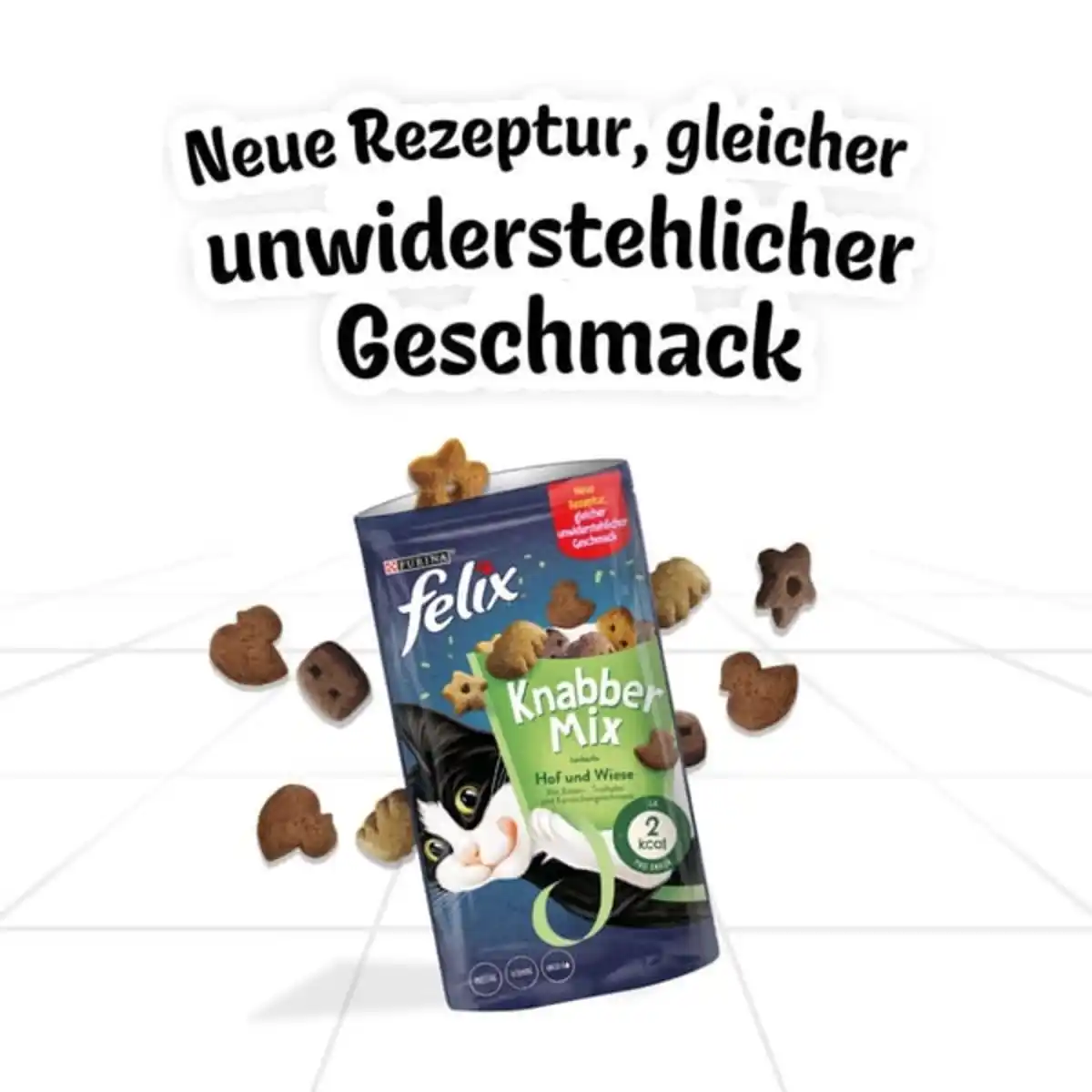 Bild 2 von FELIX KnabberMix Hof & Wiese Katzensnack bunter Mix 4x60g