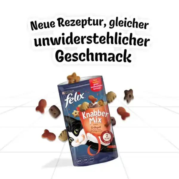 Bild 2 von FELIX KnabberMix Grillspaß Katzensnack bunter Mix 4x60g