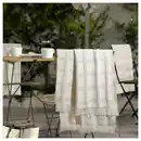 Bild 4 von GRÖNKNAVEL Plaid, Karo beige/für draußen drinnen 180x120 cm