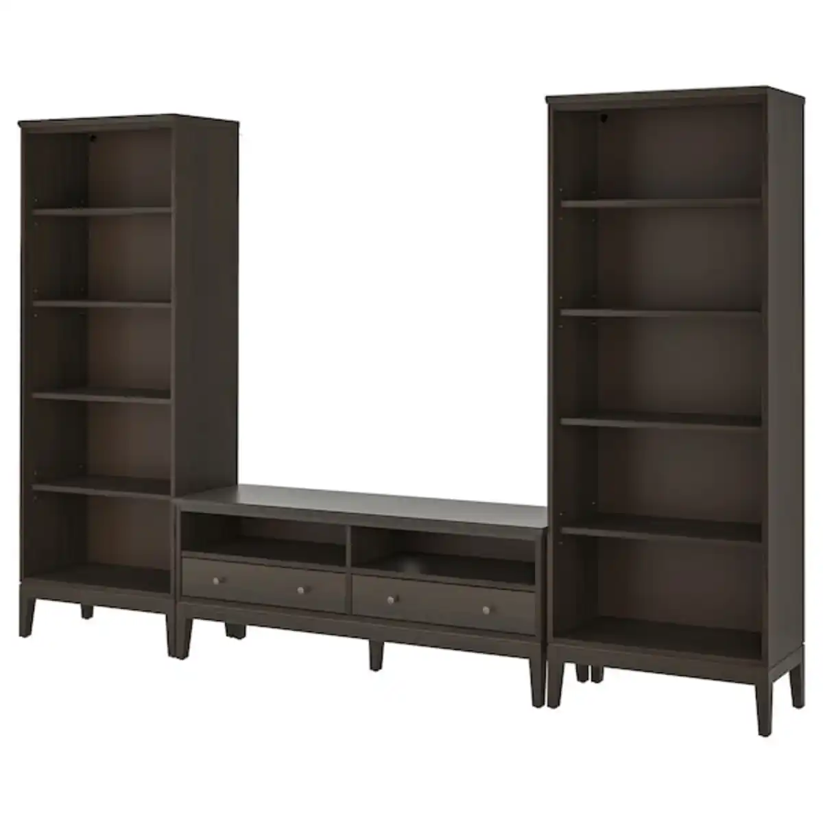 Bild 1 von IDANÄS TV-Möbel, Kombination, dunkelbraun/lasiert 325x40x211 cm