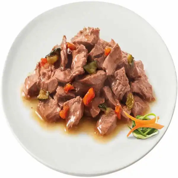 Bild 2 von GOURMET Perle Erlesene Streifen in Sauce mit Kalb und Gemüse 26x85g