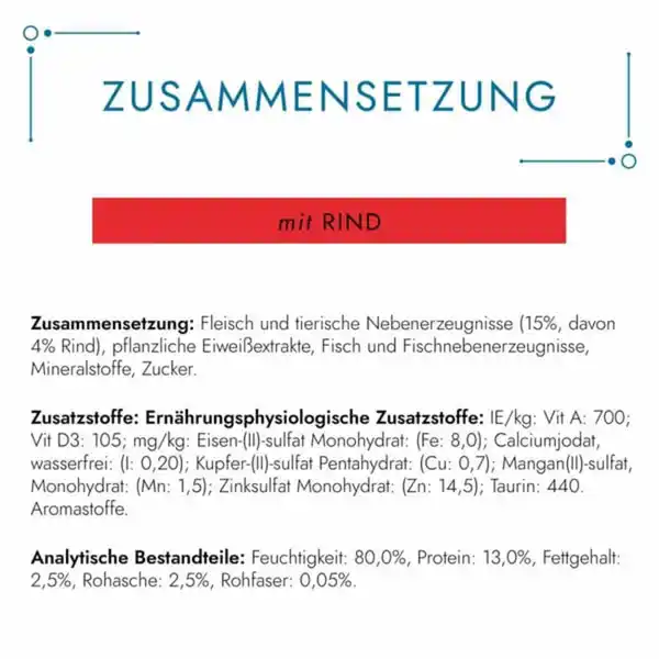 Bild 3 von GOURMET Perle Erlesene Streifen in Sauce mit Rind 26x85g