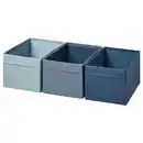 Bild 1 von DRÖNA Behälter 3er-Set, blau 18x25x15 cm