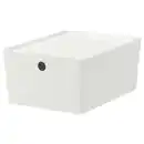 Bild 1 von KUGGIS Box mit Deckel, weiß 26x35x15 cm