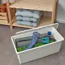 Bild 4 von SOCKERBIT Box mit Deckel, weiß 38x76x30 cm